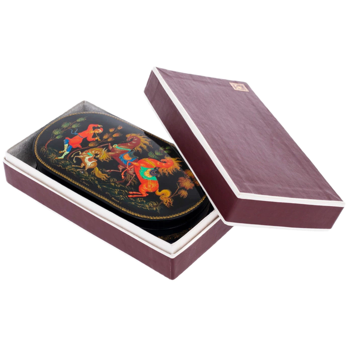 The box "The Hunchback Horse" by Ivanov, Palekh
