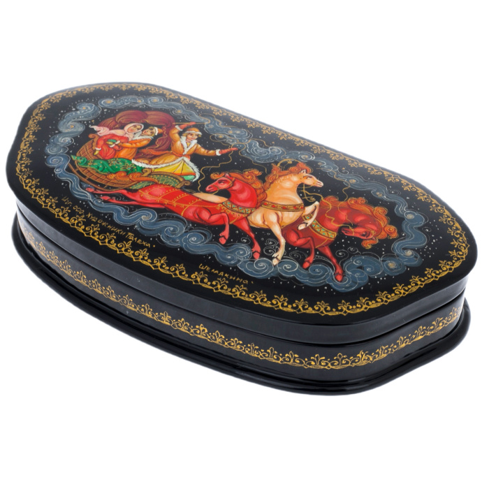 Шкатулка "Тройка" Шемякина, Палех