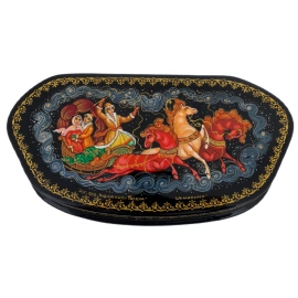 Шкатулка "Тройка" Шемякина, Палех