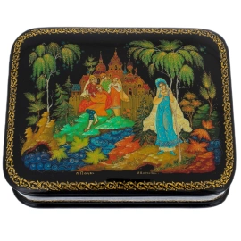 Шкатулка "Снегурочка" Иванова, Палех