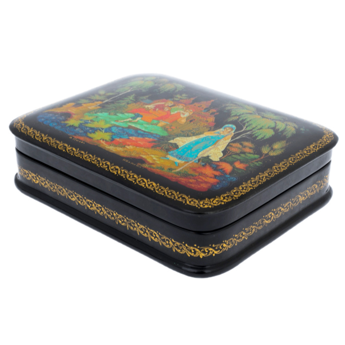 Шкатулка "Снегурочка" Иванова, Палех