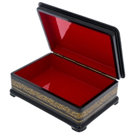 Шкатулка "Гуси-лебеди" Камардина, Палех