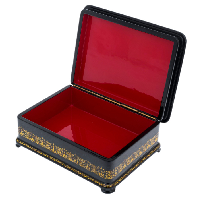 Шкатулка "Гуляние" Белова, Палех