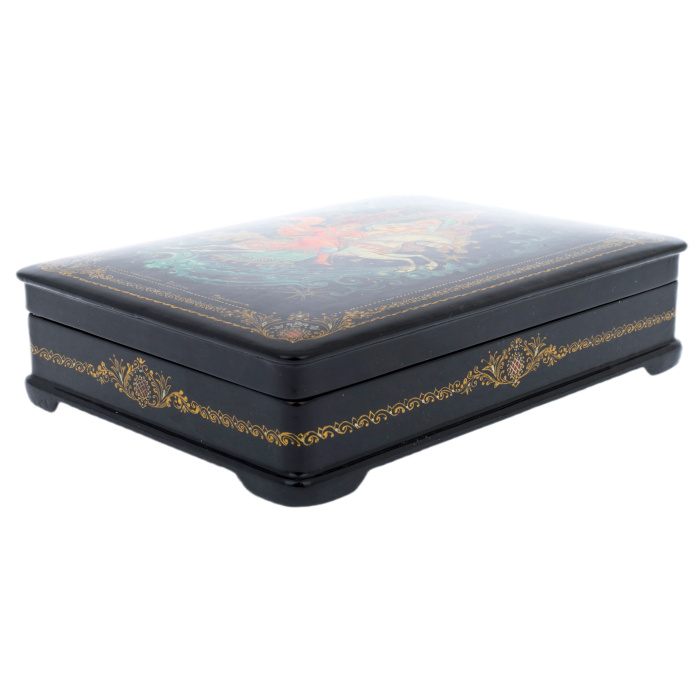 Шкатулка "Сивка-бурка" Полянина, Палех