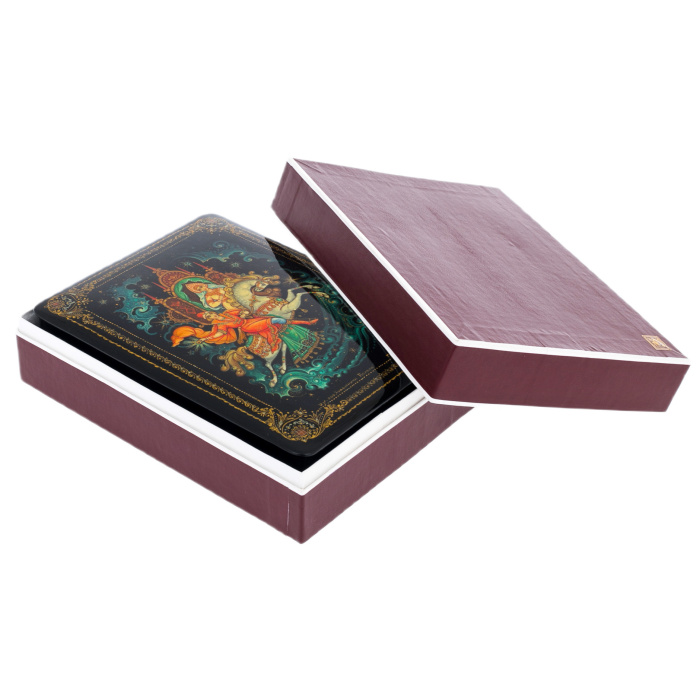 Шкатулка "Сивка-бурка" Полянина, Палех