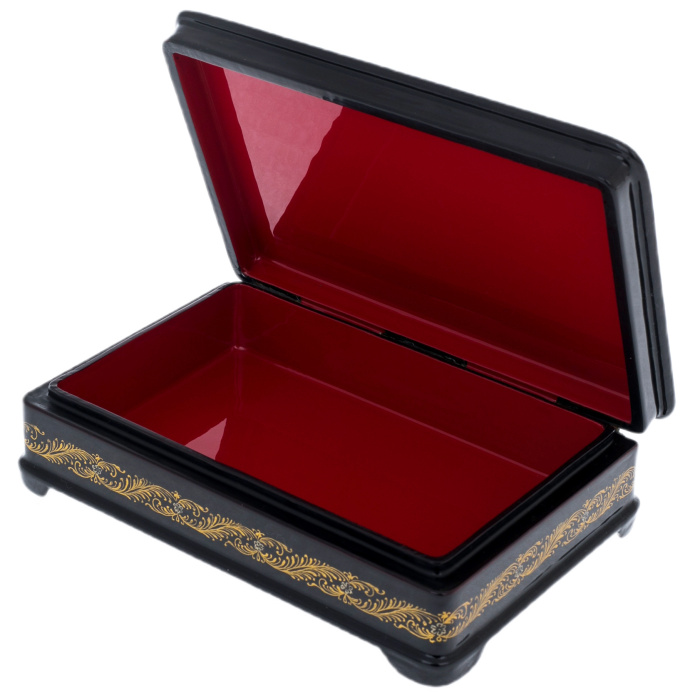 Шкатулка "Тройка" Горбатова, Палех