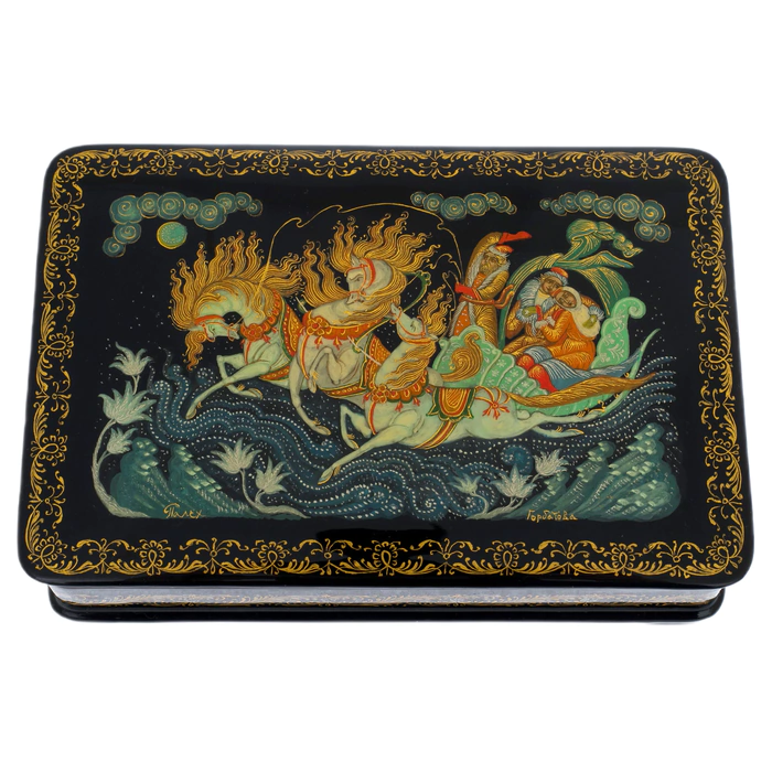 Gorbatov's Troika casket, Palekh
