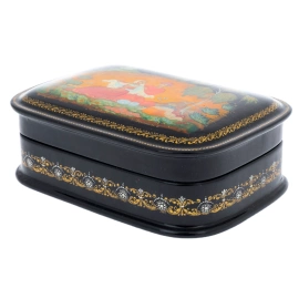 Шкатулка "Коробейник" Пермякова, Палех