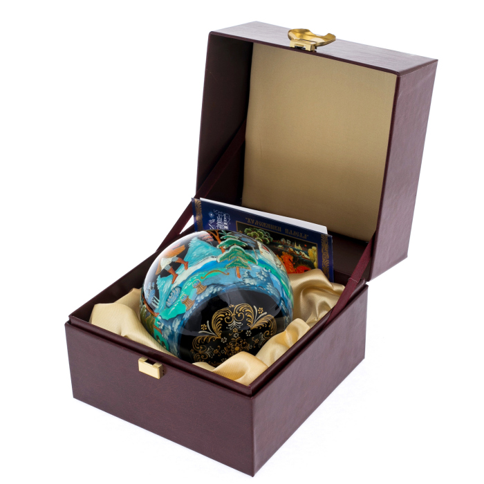 Шар ёлочный из стекла "Сказочный" Палех