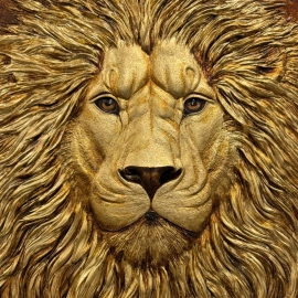 Декоративное панно "Лев"