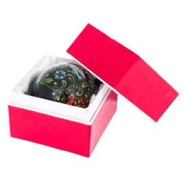 Шар ёлочный деревянный "Орнамент" Кондаков, Палех