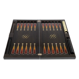 Нарды из мореного дуба "Лев" коллекция "Дикая природа"