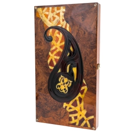 Нарды из корня ореха "Орнамент" коллекция "Легенды мира"