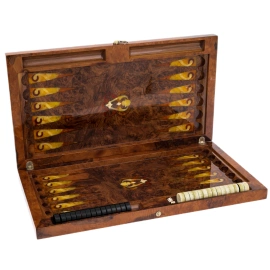 Нарды из корня ореха "Орнамент" коллекция "Легенды мира"