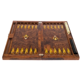 Нарды из корня ореха "Орнамент" коллекция "Легенды мира"