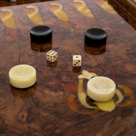 Нарды из корня ореха "Орнамент" коллекция "Легенды мира"