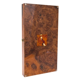 Нарды из корня ореха "Орнамент" коллекция "Легенды мира"