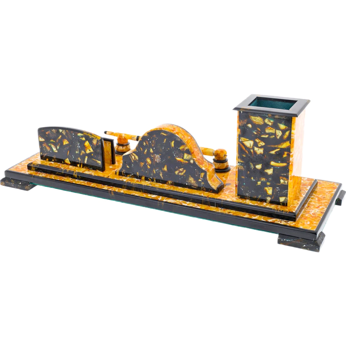 Amber "Premier" writing set