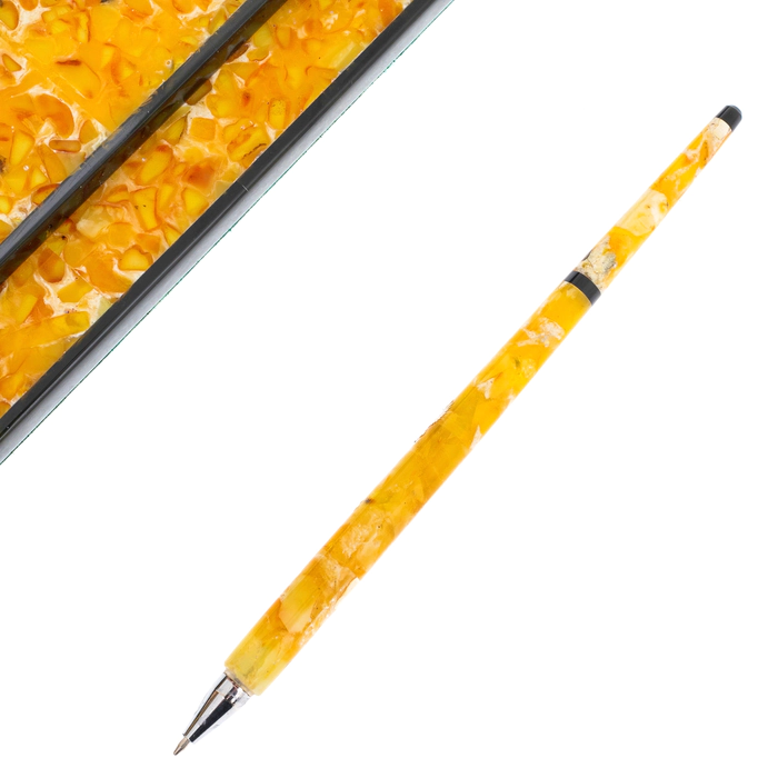 Amber "Premier" writing set