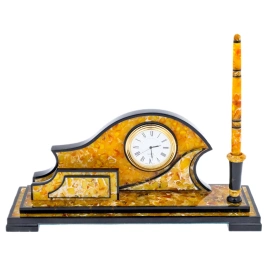 Письменный набор из янтаря "Волна"