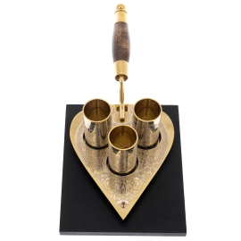 Набор для водки "Мастерок" на 3 персоны, Златоуст