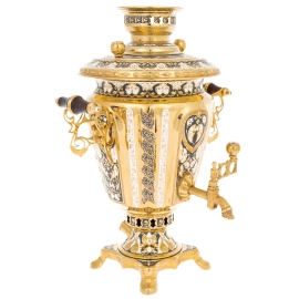 Самовар электрический "Узорный" 3 литра, Златоуст