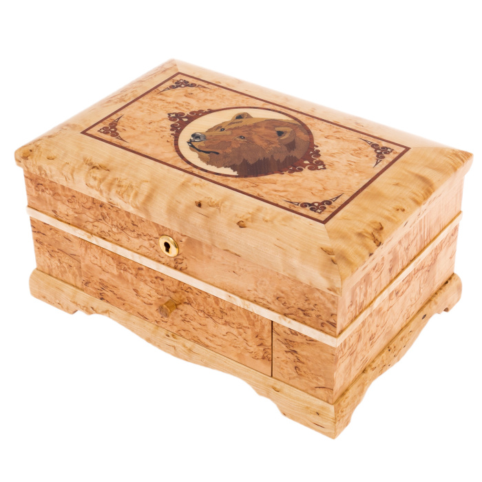 Gun cleaning kit "Bear" Karelian birch