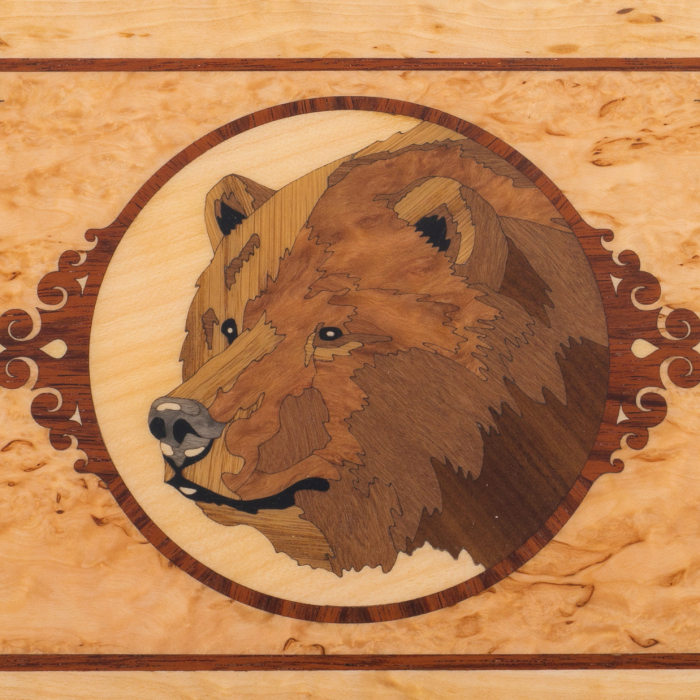 Gun cleaning kit "Bear" Karelian birch