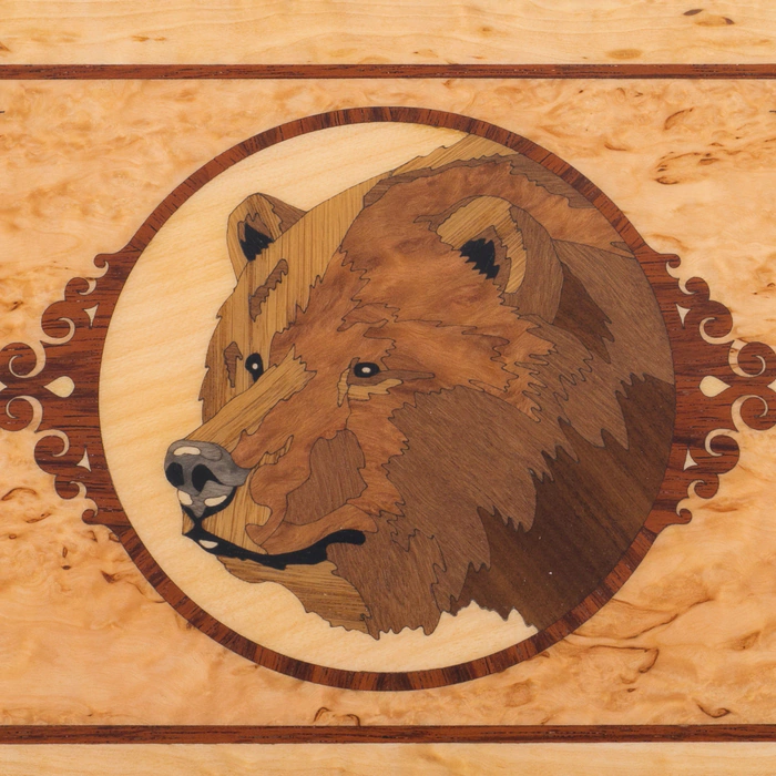 Gun cleaning kit "Bear" Karelian birch