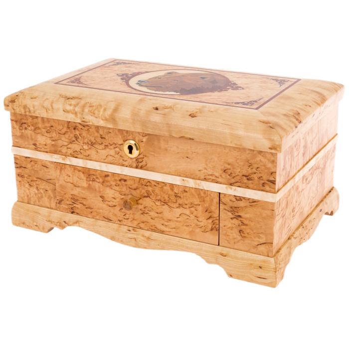 Gun cleaning kit "Bear" Karelian birch