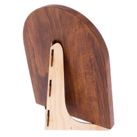 Икона из бука и янтаря "Николай Чудотворец" большая