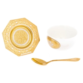 Набор чайный "Империя" с подставкой, на 2 персоны, Златоуст