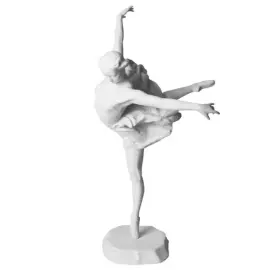 Скульптура фарфоровая "Балерина Уланова"