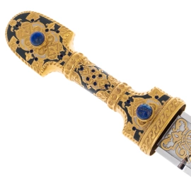 Кинжал сувенирный "Кавказский" с лазуритом, Златоуст