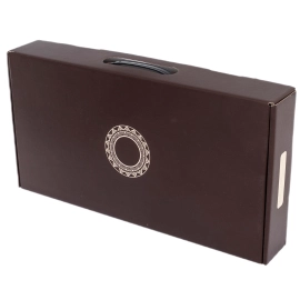 Нарды из карельской березы "Морда тигра"