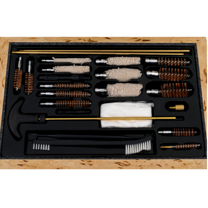 Набор для чистки оружия из карельской березы "Лось"