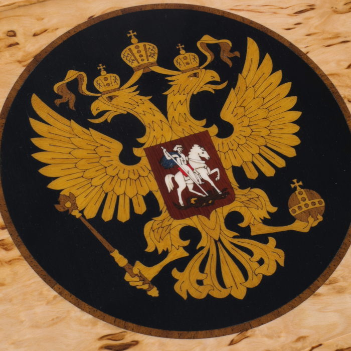 Набор для чистки оружия из карельской березы "Герб"