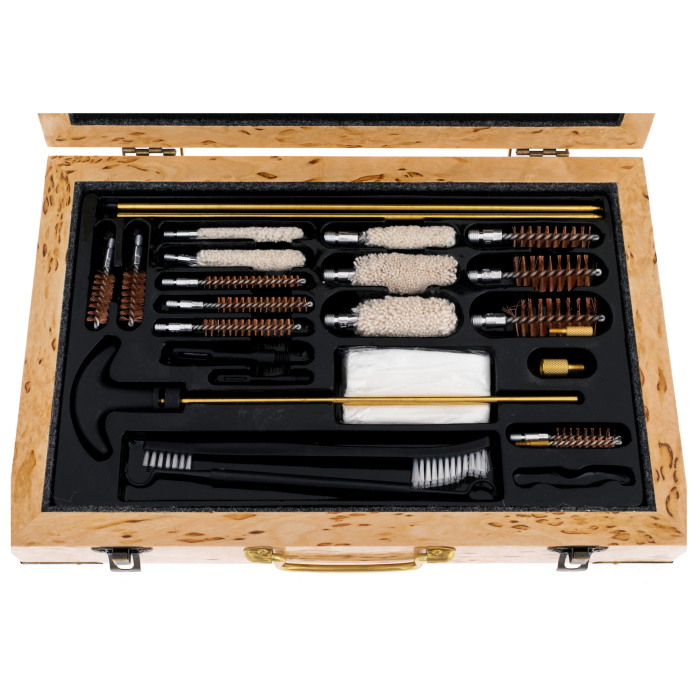 Набор для чистки оружия из карельской березы "Герб"