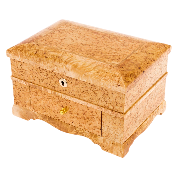 Karelian birch casket "Classic"