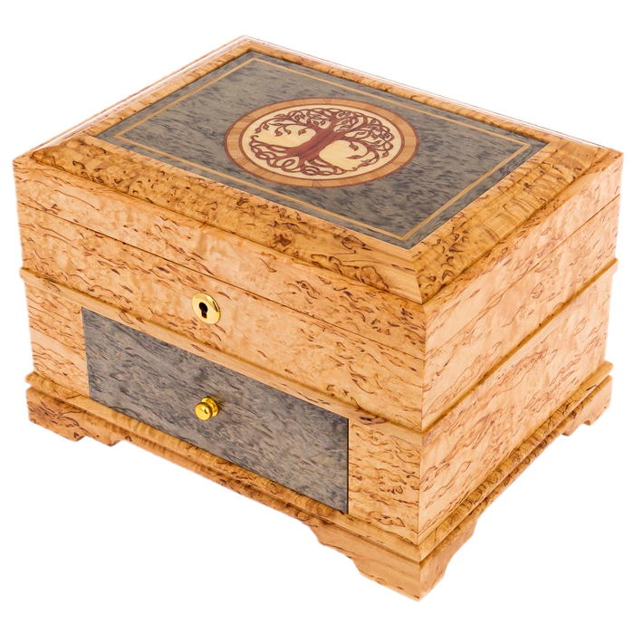 Karelian birch casket "Tree"