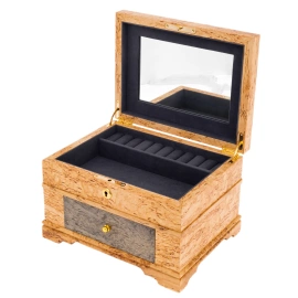 Шкатулка-ларец из карельской березы "Древо"