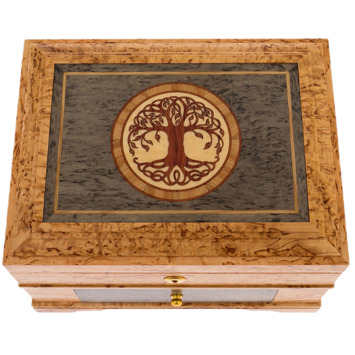 Karelian birch casket "Tree"