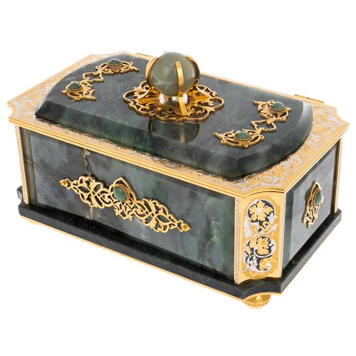 Jade casket "Power" Zlatoust