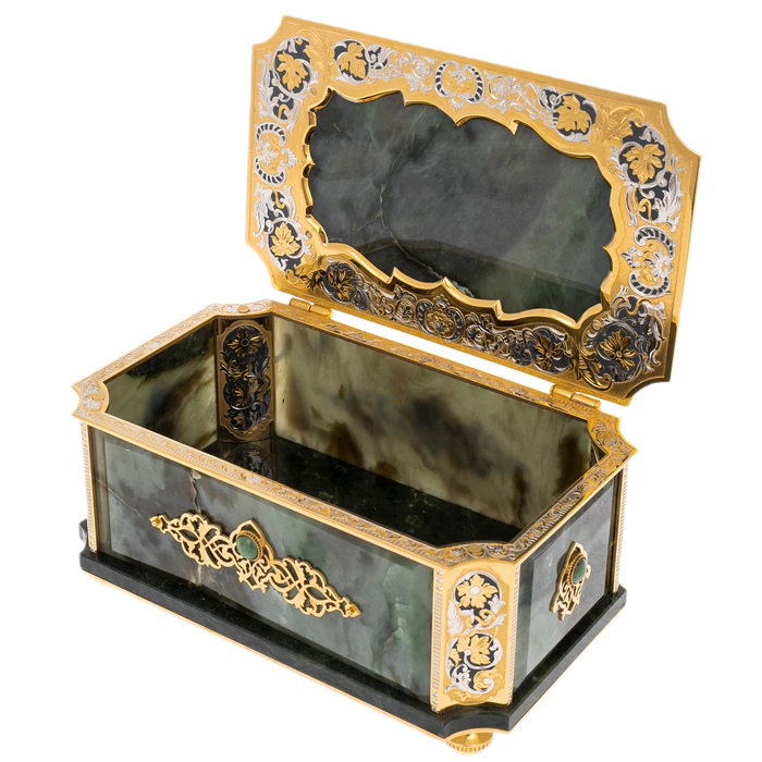 Jade casket "Power" Zlatoust