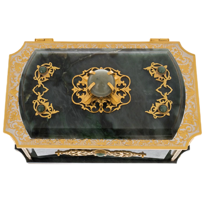 Jade casket "Power" Zlatoust