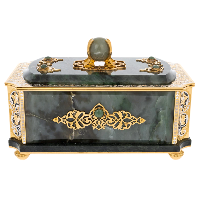 Jade casket "Power" Zlatoust