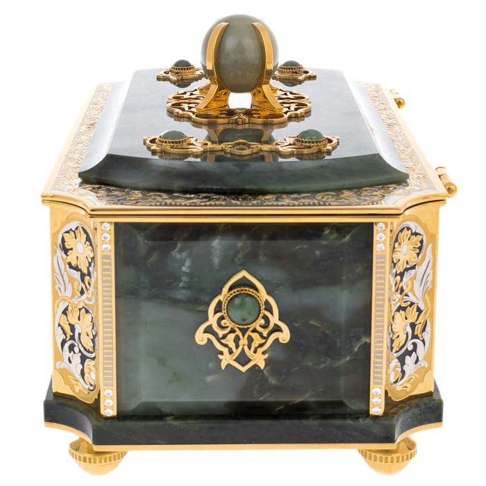 Jade casket "Power" Zlatoust