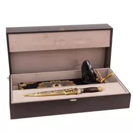 Нож сувенирный "Орёл" с подставкой, Златоуст