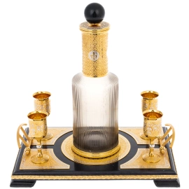 Набор водочный "Людовик" на 4 персоны, Златоуст