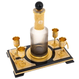 Набор водочный "Людовик" на 4 персоны, Златоуст